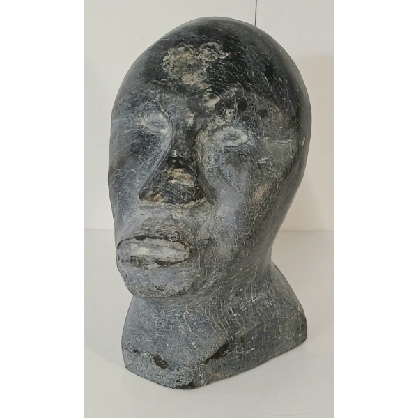 "HEAD" BY VITAL OKOKTOK (1912-?) - STONE