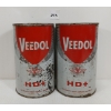 Image 4 : LOT OF 2 - VEEDOL HD QT CANS