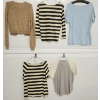 Image 3 : LOT OF 5 - WOMEN'S LIFETIME CARDIGAN & T-SHIRTS - FT MARNIE, HENLEY, V-NECK & RAGLAN STYLES