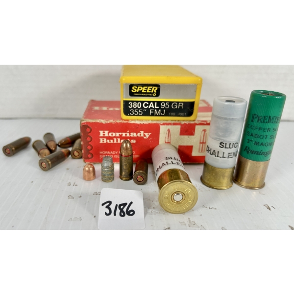 AMMO / BULLETS: JOB LOT - SEE DESCRIPTION