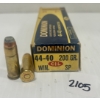 Image 1 : AMMO: 20X CIL .44-40 WIN - 200 GR SP