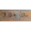Image 4 : CHEST W/ KEY - J.D. DOR 1861