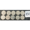 Image 2 : LOT OF 10 - 1968 CDN 10 CENT COINS