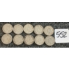 Image 2 : LOT OF 10 - 1943-1949 CDN 10 CENT COINS