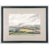 Image 1 : COUNTRYSIDE BY D. CAMPBELL - FRAMED WATERCOLOUR ON PAPER