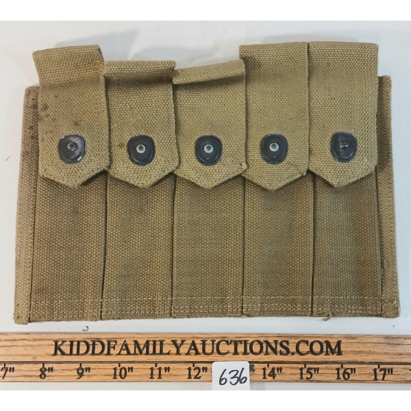 WWII U.S.M.C. THOMSON 20 ROUND MAG POUCH