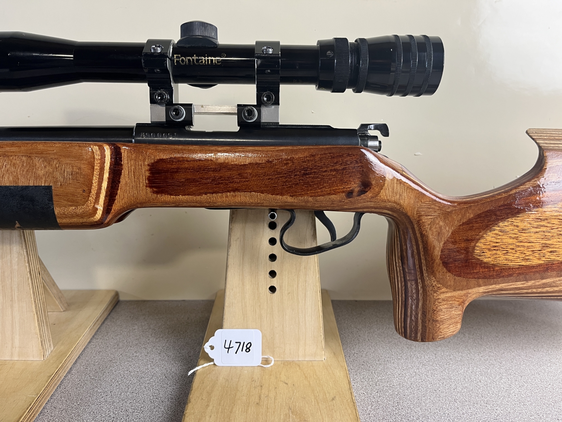 UNKNOWN CUSTOM TARGET RIFLE IN .22