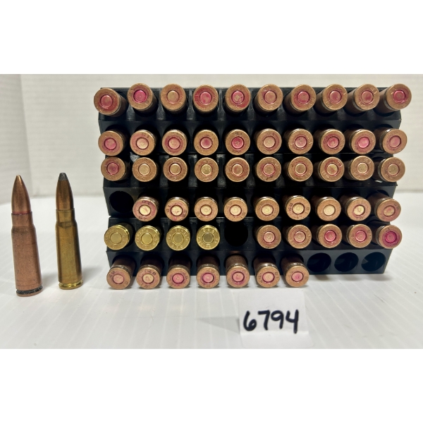AMMO: 57X MIXED 7.62X39 MM - SP & FMJ