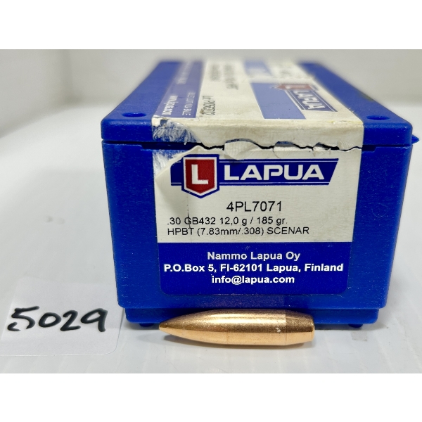 BULLETS: APPROX 90X LAPUA .30 CAL - 185 GR HPBT