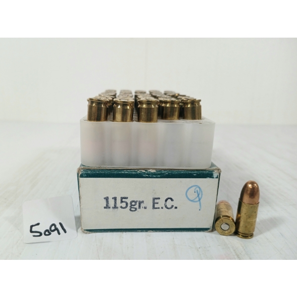 AMMO: 50X CENTUARE 9MM -115GR - EC