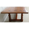 Image 3 : DINING TABLE - CHERRY TOP - REFECTORY-STYLE - VICTORIAN