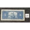 Image 2 : 1937 CDN $5 BANKNOTE