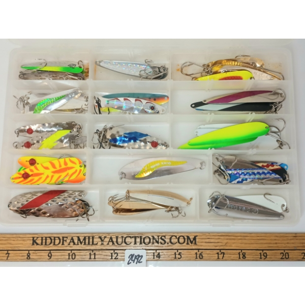QTY OF LURES W/ CASE