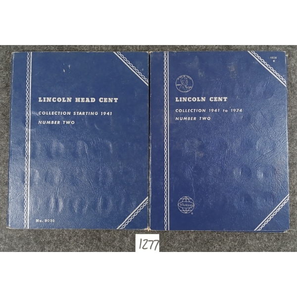 LOT OF 2 - 1897-1975 INDIAN & LINCOLN HEAD CENTS BOOKLETS