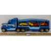 Image 4 : LOT OF 3 - 1981 BUDDY L TIN BIG BRUTE SOUND HAULER W/ CARS