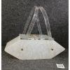Image 2 : LUCITE HEXAGON CLUTCH PURSE