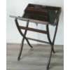 Image 1 : ENGLISH MAHOGANY FOLDING CAMPAIGN DESK W/ KEY