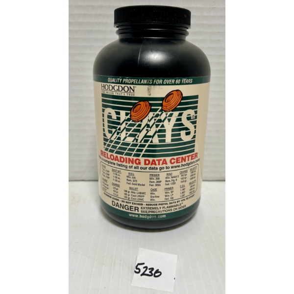 POWDER: 1 LB HODGDON CLAYS