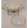 Image 2 : LOT OF 2 - PYREX CASSEROLE DISHES W/ HOSPITALITY TRAYS