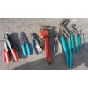 Image 1 : JOB LOT - PIPE WRENCHES, WIRE STRIPPERS & PLIERS