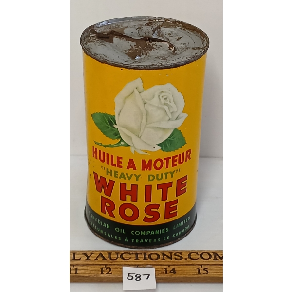 WHITE ROSE MOTOR OIL HD QT CAN