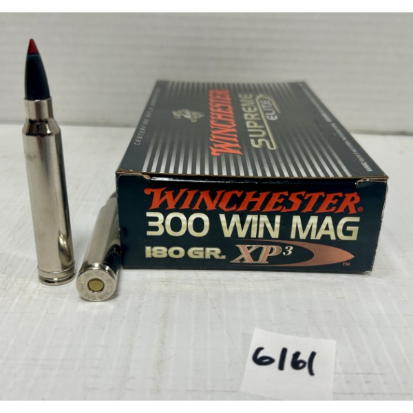 AMMO: 20X WINCHESTER .300 WIN MAG 180 GR