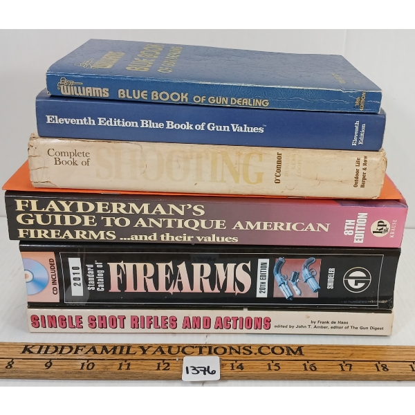 LOT OF 7 - MISC FIREARMS PUBLICATIONS - INCL STANDARD CATALOG OF FIREARMS ETC
