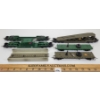 Image 3 : LOT OF 6 - MARKLIN PLATE GIRDER BRIDGE - TRIANG MISSILE CARRIAGE & WAGONS