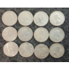 Image 2 : LOT OF 12 - 1959-1966 CDN 10 CENT COINS