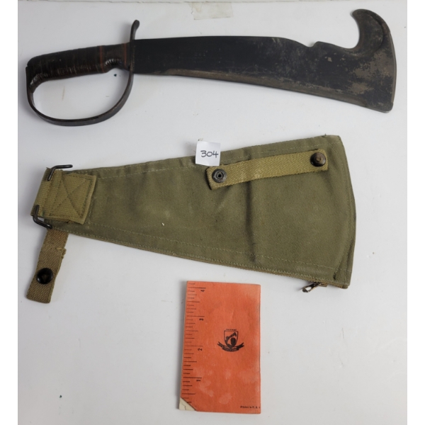 WOODSMANS PAL 281 MACHETE W/ MANUAL & CASE