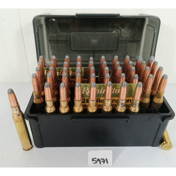 AMMO: 49X REMINGTON .280 REM - 165GR - CORE-LOKT SP - FACTORY LOADS