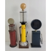 Image 3 : LOT OF 3 - FUEL PUMP  MOTIFFS & CLOCK - INCL CHEVRON & WHITE FLASH