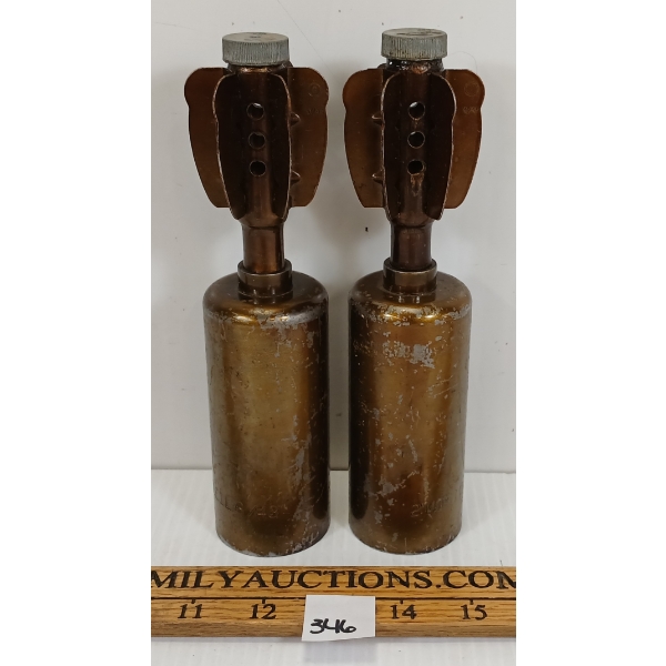 LOT OF 2 - 1944 & 1945 BRITISH 2IN DIA MORTAR