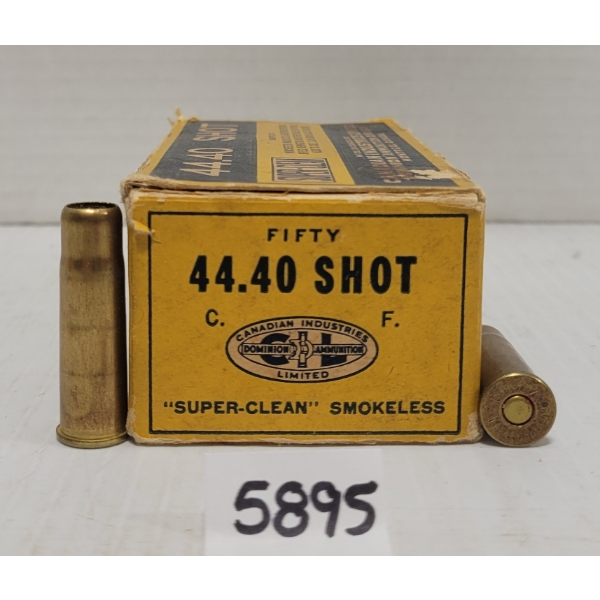 AMMO: 50X DOMINION .44-40 SHOT CF