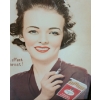 Image 2 : CRAVEN "A" CIGARETTES FRAMED AD - CIRCA 1940s