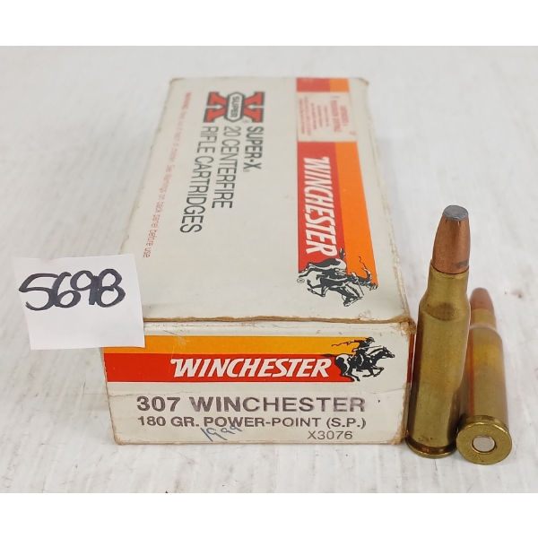 AMMO: 10X WINCHESTER SUPER-X .307WIN - 180GR - SP