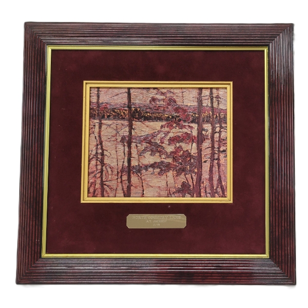 "NORTH COUNTRY LAKE" BY A.Y. JACKSON(1882 - 1974) - FRAMED PRINT