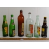 Image 3 : LOT OF 6 - SODA & BEER BOTTLES - INCL KICKAPOO JOY JUICE, DAW'S DRY GINGER ALE, THREE STOOGES, ETC