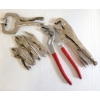Image 3 : JOB LOT - TIN SNIPS, CLAMPS, PLYERS, ETC. - SEE ALL PICS