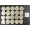 Image 4 : LOT OF 20 - 1968 CDN 25 CENT COINS