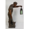 Image 5 : BRONZE MINER STATUE