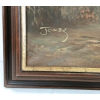 Image 3 : FOREST BY JONES - FRAMED OIL ON BOARD