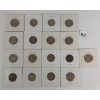 Image 2 : LOT OF 17 - 1904 - '58 US 5 CENT COINS