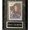Image 6 : LOT OF 5 - NHL HOCKEY CARDS W/ PLAQUES - GILMOUR, LINDROS, GRETZKY ETC 
