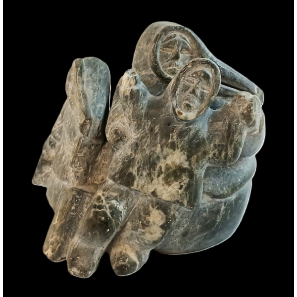 FAMILY SCENE - SIGNED - STONE