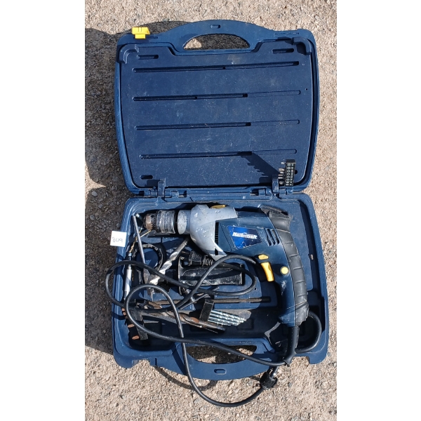 MASTERCRAFT CORDED 1/2IN HAMMER DRILL SET W/ ACCESS
