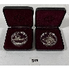 Image 2 : LOT OF 2 - 1986 & 1990 RCM SILVER DOLLAR COINS