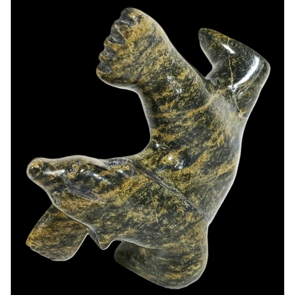 DANCING BEAR BY NUYALIA TUNNILLIE (PRS CDN ARTIST) - STONE