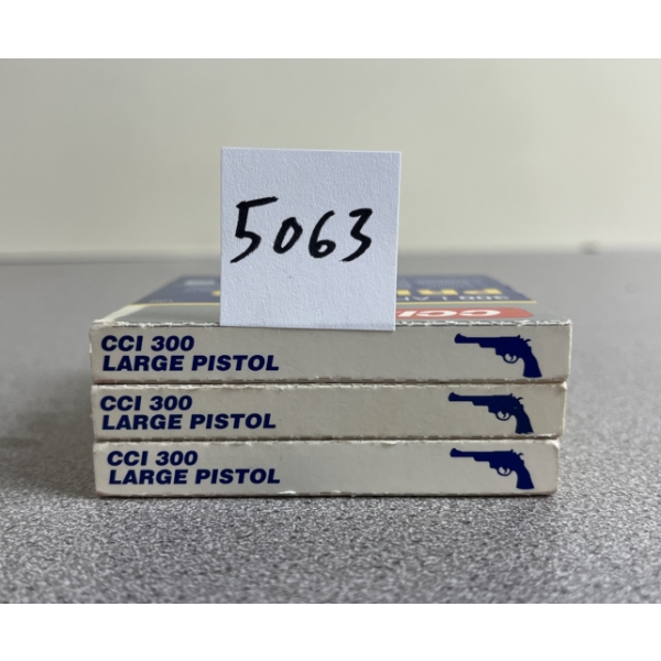 PRIMERS: 296X CCI NO300 LARGE PISTOL - SEALED