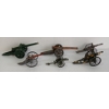 Image 3 : LOT OF 6 - LEAD CANNON MODELS - INCL BRITAINS LTD NAVAL GUN